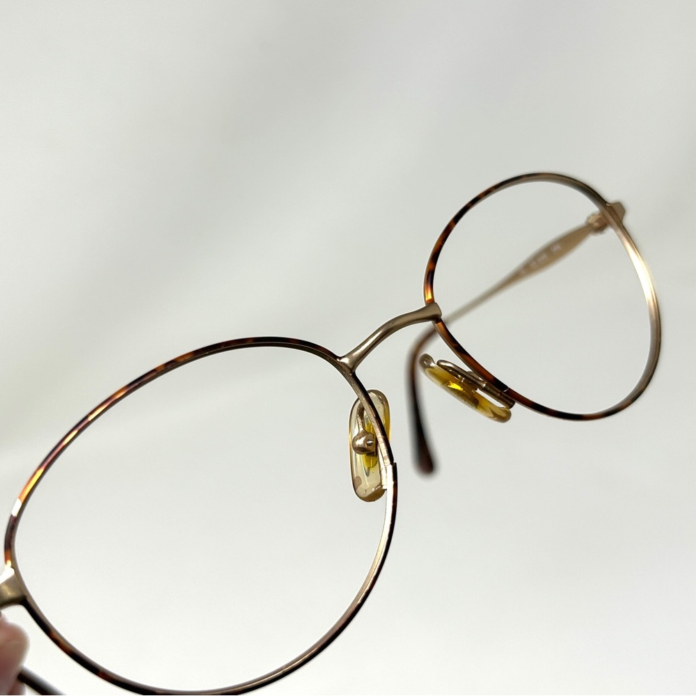 Vintage GUCCI GG2293 DR4 55 [] 18 135 tortoise Gold Eyeglassses Frame Only Italy - Picture 3 of 16